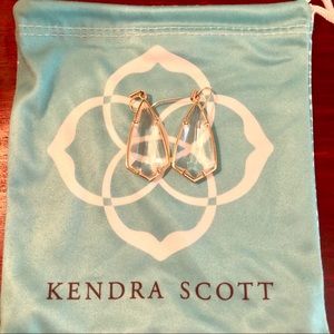 Carla drop earrings in crystal clear